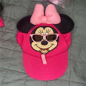 Disney Minnie Mouse toddler baseball cap snap back pink